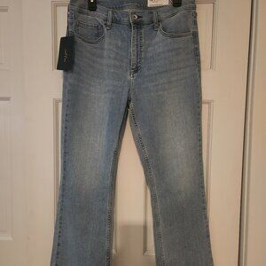 Rag & bone Piper Mid-Rise Crop Bootcut, size 32, light wash, NWT